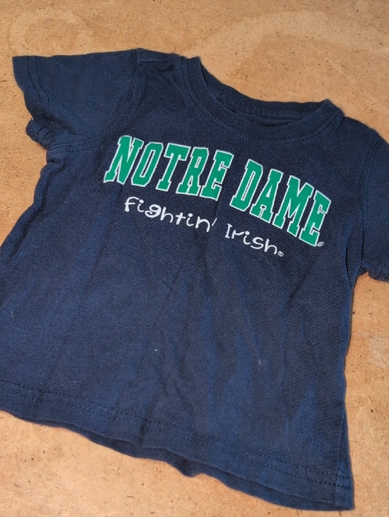 Colosseum Athletics Other - ❤️🔥10/$10❤️🔥 GUC Baby Notre Dame Blue Irish Short Sleeve T-Shirt Size 3-6M